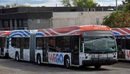 NovaBus LFX artic WEGO Niagara Falls Transit